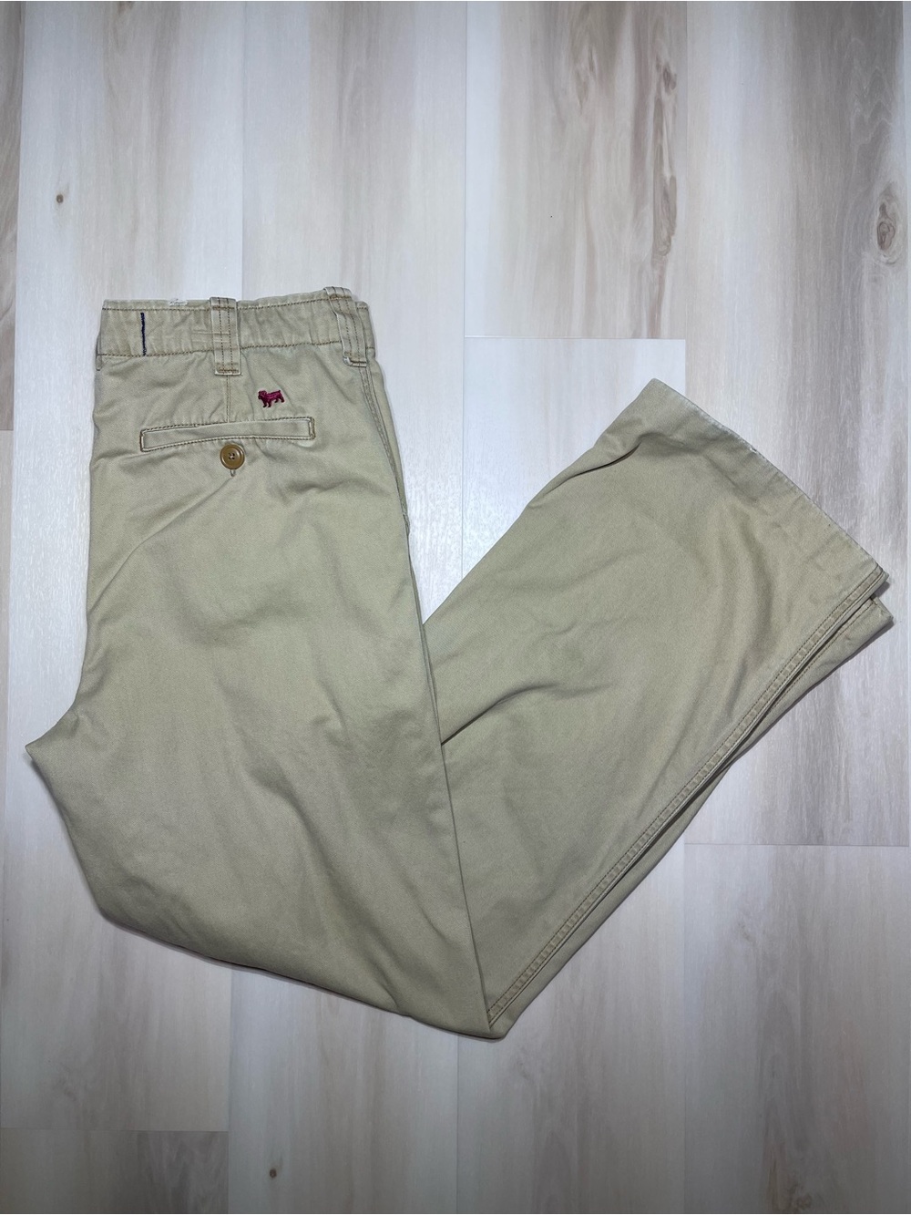 Vintage Aeropostale Chinos Men’s Sz 31x32 Beige Flare Straight Baggy Jeans